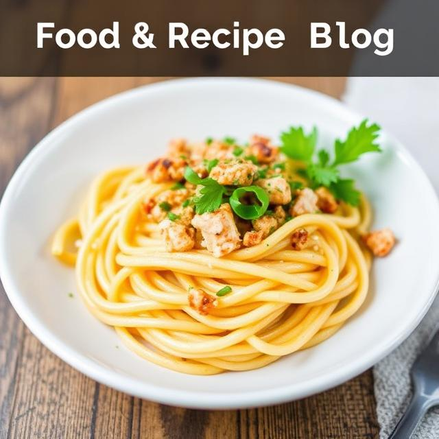 Food & Recipe Blog: Feature recipes, cooking tips, restaurant reviews, and articles about food trends.